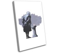 Street Graffiti Museum Banksy Hi Res SINGLE TELA parete arte foto stampa