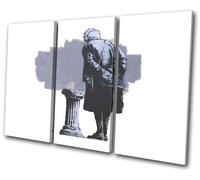 Street Graffiti Museum Banksy Hi Res TREBLE TELA parete arte foto stampa