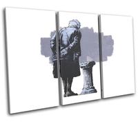 Street Graffiti Museum Banksy Hi Res TREBLE TELA parete arte foto stampa