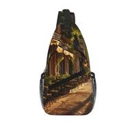 Street in Paris Town Crossbody Sling Bag Crossbody Shoulder Chest Bag Tracolla Tracolla Vita Fanny Pack Uomini Donne