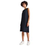 Street One 1408785 Abito Senza Maniche, Blu Acqua Profonda, 42 Donna