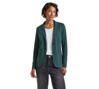 Street One 2116815 Basic Blazer, Verde Foglia di tè Profondo, 50 Donna