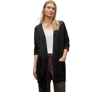 Street One 2515344 Cardigan Aperto Cosy, Nero, 42 Donna