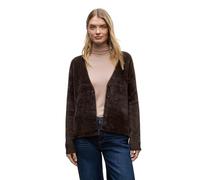 Street One 2515403 Morbido Cardigan con Scollo a V, Marrone Scuro, 50 Donna