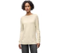 Street One 3015492 Maglione con Bordo Arrotolato, Beige Morbido, 40 Donna