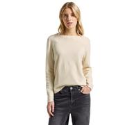 Street One 3015493 Maglione Strutturato, Beige Morbido, 46 Donna