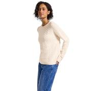 Street One 3015494 Maglione Strutturato, Beige Morbido, 44 Donna