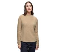 Street One 3015603 Maglione con Filato di Piume, Beige sabbiato, 40 Donna