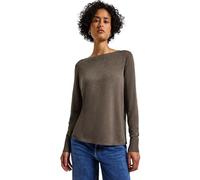 Street One 3015618 Maglione Basic, Nomad Brown Mel, 42 Donna