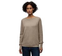 Street One 3015648 Cosy Dolman Pullover, Mocha Glow Mel, 42 Donna