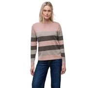 Street One 3016870 Maglione a Righe, Faded Rose Mel, 46 Donna