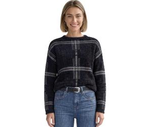 Street One 3017927 Maglione a Maniche Lunghe con Motivo a Quadri Donna