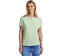 Street One 3226600 Maglietta con Taglio, Verde Giada Morbida, 48 Donna