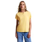 Street One 3226600 Maglietta in Jersey con Cut-out, Buttercream Yellow, 52 Donna
