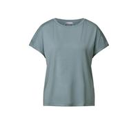 Street One 3226969 Maglia in Jersey con Dettagli a Rete, Arona Blue, 40 Donna