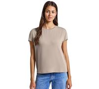 Street One 3226969 Maglia in Jersey con Dettagli a Rete, Morning Beige, 52 Donna