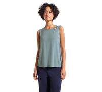 Street One 3227122 Top con Cut-out e Dettagli, Arona Blue, 40 Donna