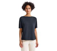 Street One 3227192 Camicia con Colletto Testurizzato, Blu acque Profonde, 46 Donna