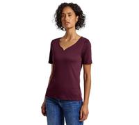 Street One 3227205 Maglietta con Scollo a Cuore, Rosso Nobile, 46 Donna
