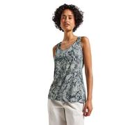 Street One 3227245 Top Effetto Seta con Nodo, Arona Blue, 50 Donna