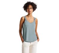 Street One 3227285 Top Effetto Seta con Nodo, Arona Blue, 42 Donna