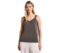 Street One 3227285 Top Effetto Seta con Nodo, Nomad Brown, 48 Donna