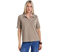 Street One 3227352 Polo Effetto Seta, Morning Beige, 46 Donna