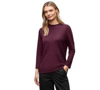 Street One 3227869 Maglietta Basic a Collo Alto, Nobile Rosso, 48 Donna