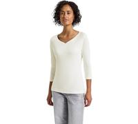 Street One 3227964 Maglietta Basic con Bottoni, Bianco Sporco, 48 Donna