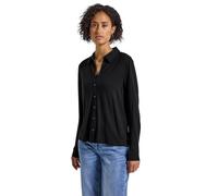 Street One 3227981 Maglietta in Jersey con Effetto Camicetta, Nero, 50 Donna