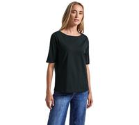 Street One 3228108 Maglia con Scollo a Barchetta, Evernight Green, 42 Donna