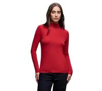 Street One 3228395 Camicia Basic a Collo Alto, Rosso Racing, 48 Donna