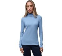 Street One 3228577 Maglia Basic a Collo Alto, Blu Satinato, 46 Donna