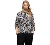 Street One 3228656 Camicia Jacquard Fantasia, Beige Morbido, 42 Donna