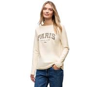 Street One 3229079 Maglia con Scollo a Barchetta, Beige Morbido, 42 Donna