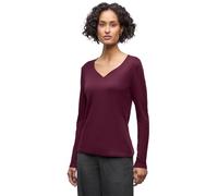 Street One 3229435 Camicia con Scollo a Cuore, Nobile Rosso, 52 Donna
