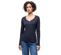 Street One 3229435 Maglietta con Scollo a Cuore, Blu Profondo, 42 Donna