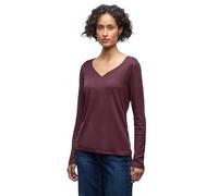 Street One 3229435 Maglietta con Scollo a Cuore, Jazz Berry, 40 Donna