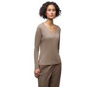 Street One 3229435 Maglietta con Scollo a Cuore, Light Terra Mocha, 46 Donna