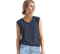 Street One 3231026 - Camicia da Donna con Spalle Scoperte, con Orlo Elastico (Confezione da 1), Blu (Ashen Blue), 46