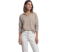 Street One 3231693 Polo a Maniche Lunghe con Effetto mélange Donna