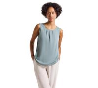 Street One 3411873 Blusentop con Arricciatura, Arona Blue, 48 Donna