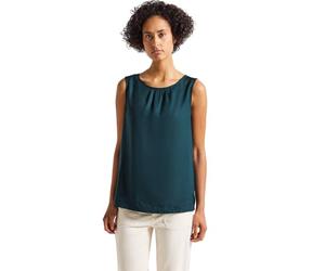 Street One 3411873 Blusentop con Arricciatura, Tide Blue, 46 Donna