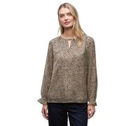 Street One 3412290 Leo Chiffon Tunica, Beige sabbiato, 40 Donna