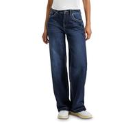 Street One 3715674 Jeans a Gamba Larga, Deep Indigo Soft Washed, 29W x 30L Donna