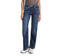 Street One 3715695 Jeans a Gamba Larga, Mid Blue Soft Washed, 30W x 30L Donna