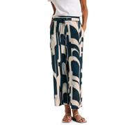 Street One 3716097 Pantaloni con Motivo a Gamba Larga, Tide Blue, 34W x 26L Donna