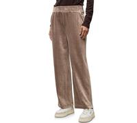 Street One 3716566 Pantaloni a Gamba Dritta in Velluto a Coste, Marrone Seta, 46W x 30L Donna