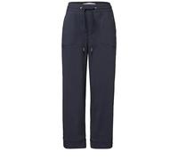 Street One 3716622 Pantaloni Casual con Tecnologia Turn-Up, Blu Acqua Profonda, 40W x 28L Donna