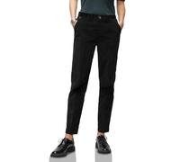 Street One 3716673 Pantaloni Chino in Morbido Velluto, Nero, 40W x 30L Donna